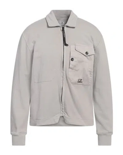 C.P. COMPANY C. P. COMPANY MAN SWEATSHIRT LIGHT GREY SIZE XXL COTTON, ELASTANE