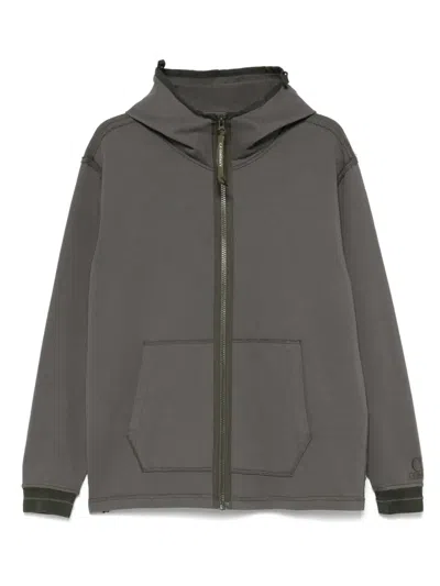 C.P. COMPANY DIAGONAL FLEECE HOODIE