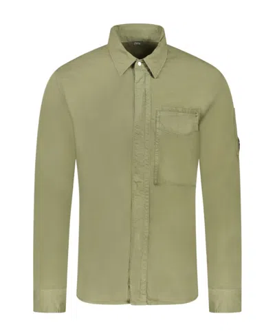 C.P. COMPANY C.P. COMPANY LENS-DETAILED BUTTONED SHIRT
