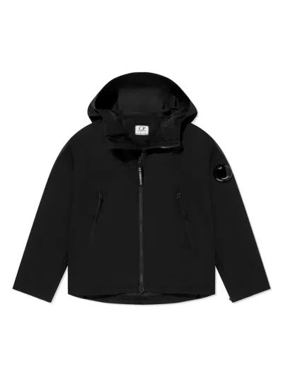 C.P. COMPANY LENS-DETAIL HOODED ZIP-UP JACKET