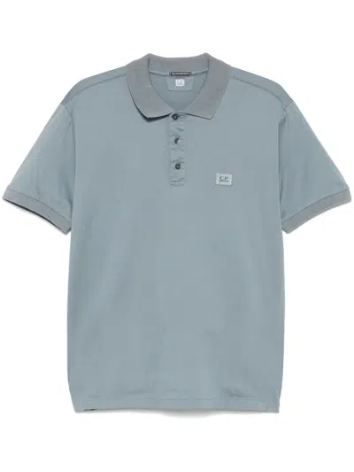 C.P. COMPANY LOGO-PATCH POLO SHIRT