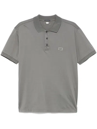 C.P. COMPANY LOGO-PATCH POLO SHIRT