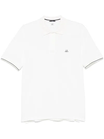 C.P. COMPANY LOGO-PATCH POLO SHIRT