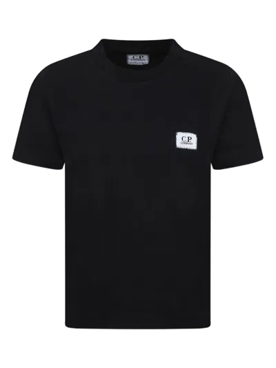 C.P. COMPANY LOGO-PATCH T-SHIRT
