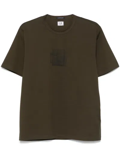 C.P. COMPANY LOGO-PRINT T-SHIRT