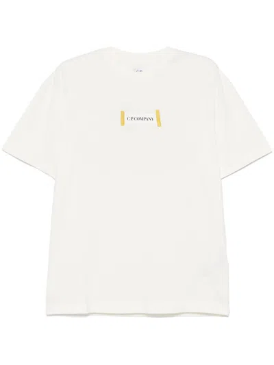 C.P. COMPANY LOGO-PRINT T-SHIRT