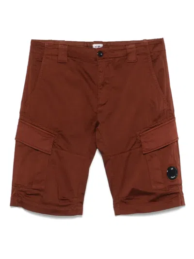 C.P. COMPANY SATIN CARGO SHORTS