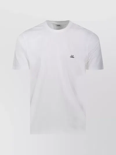 C.P. COMPANY SHORT SLEEVE LOGO PATCH CREW NECK T-SHIRT