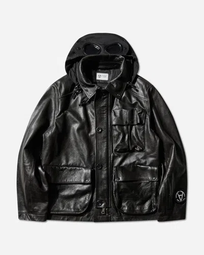 C.P. COMPANY Slam Jam Leather Mille Jacket