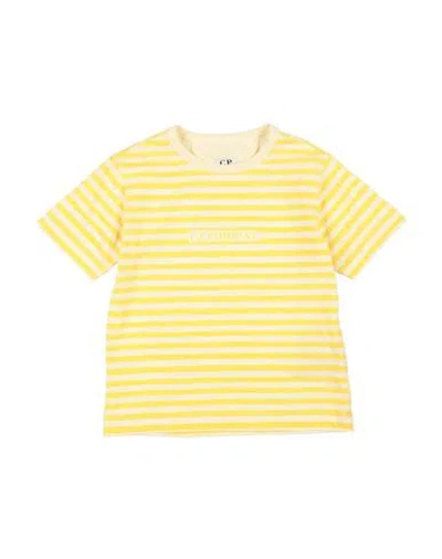 C.P. COMPANY UNDERSIXTEEN C. P. COMPANY UNDERSIXTEEN TODDLER BOY T-SHIRT YELLOW SIZE 6 COTTON