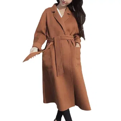 CQ DAMEN WOLLMANTEL WINTERMANTEL MIT 80% WOLLE CASUAL-LOOK TRENCHCOAT LANG PARKA