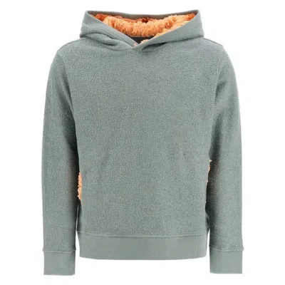 CRAIG GREEN CRAIG GREEN INTERNAL FRILL COTTON RUCHED HOODIE