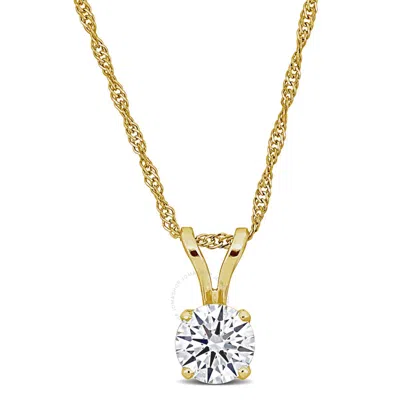 CREATED FOREVER CREATED FOREVER 3/4CT TW LAB-GROWN DIAMOND SOLITAIRE PENDANT WITH CHAIN IN 14K YELLOW GOLD - 18 IN (