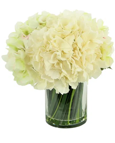 CREATIVE DISPLAYS CREATIVE DISPLAYS CREAM & PINK HYDRANGEA FLORAL ARRANGEMENT