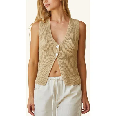 CRESCENT CRESCENT BEACHY SWEATER VEST