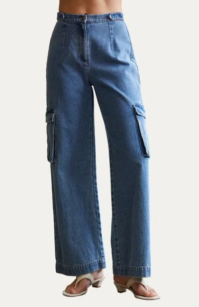 CRESCENT CRESCENT DENIM CARGO PANTS