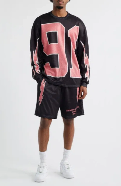 CRIMINAL DAMAGE CRIMINAL DAMAGE 91 MESH LONG SLEEVE T-SHIRT