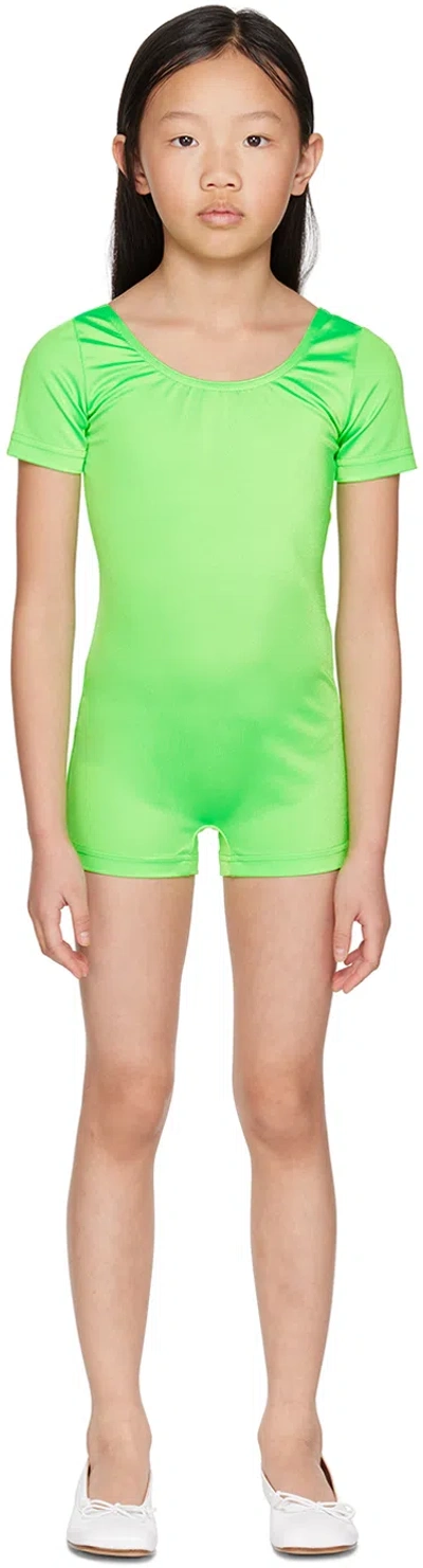 CRLNBSMNS KIDS GREEN SCOOP NECK BODYSUIT