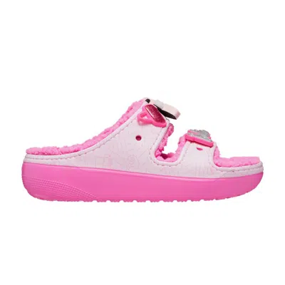 CROCS BARBIE X CLASSIC COZZZY SANDAL 'ELECTRIC PINK'