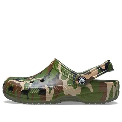 CROCS Crocs Beach Army Green Camouflage Sandals