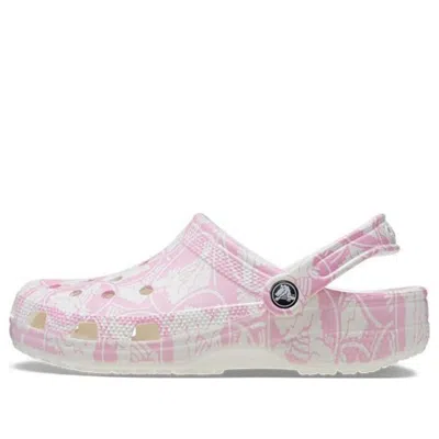 CROCS Crocs Classic Duke Print Clogs 'Pink Tweed'