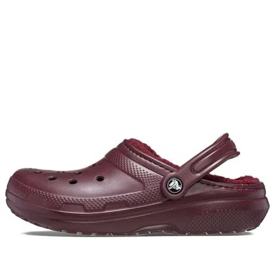 CROCS Crocs Classic Lined Clogs 'Dark Cherry'