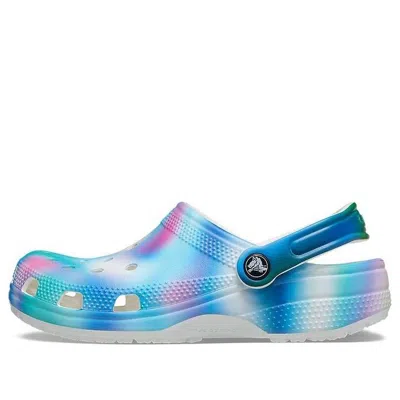 CROCS Crocs Colorful Crocs Beach Unisex Multi-Color White Sandals
