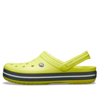 CROCS Crocs Crocband Clogs 'Citrus Grey'