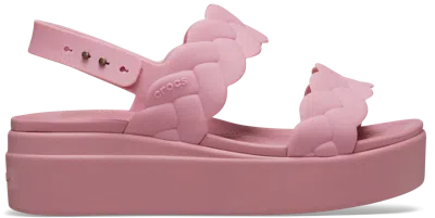 CROCS BROOKLYN WOVEN LOW SANDALES FEMMES ROSETTE 38
