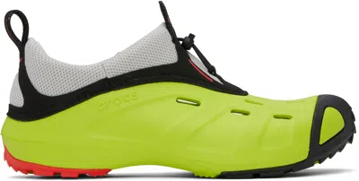 CROCS GREEN QUICK TRAIL LOW CLOGS