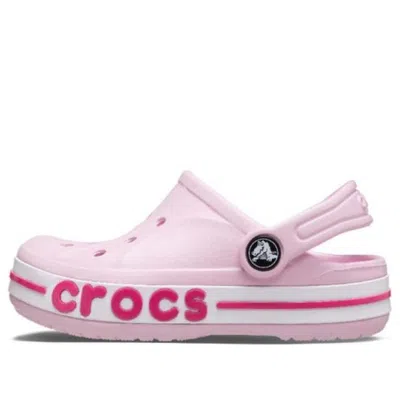 CROCS (GS) Crocs Bayaband Clog 'Pink White'