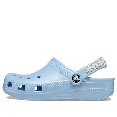 CROCS (GS) Crocs Classic Daisy Chain Clogs 'Blue'