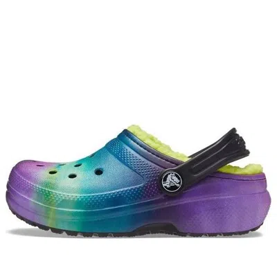 CROCS (GS) Crocs Classic Lined Out of the World Clogs 'Multi-Color'