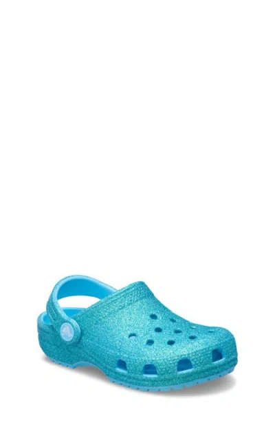 CROCS CROCS KIDS' CLASSIC IRIDESCENT GLITTER CLOG