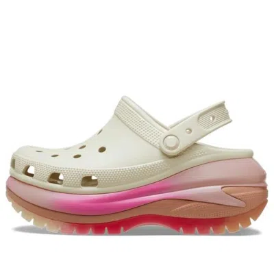 CROCS Crocs Mega Crush Color Dip Clog 'White Pink'