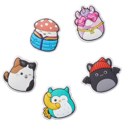 CROCS MENS CROCS JIBBITZ SQUISHMALLOWS 5 PACK