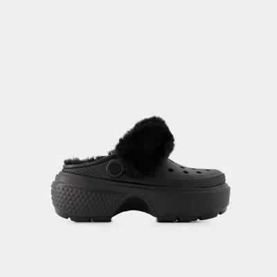 CROCS MULES STOMP LINED - CROCS - THERMOPLASTIQUE - NOIR