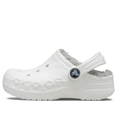 CROCS (PS) Crocs Classic Baya Lined Clog 'White Grey'