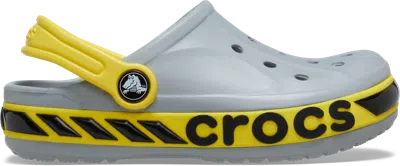 CROCS TODDLER BAYABAND RACER BAND SABOTS ENFANTS LIGHT GREY 27