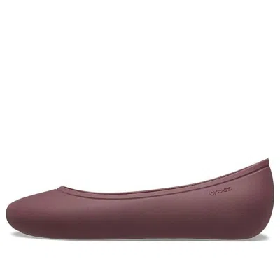 CROCS (WMNS) Crocs Brooklyn Flats 'Dark Cherry'