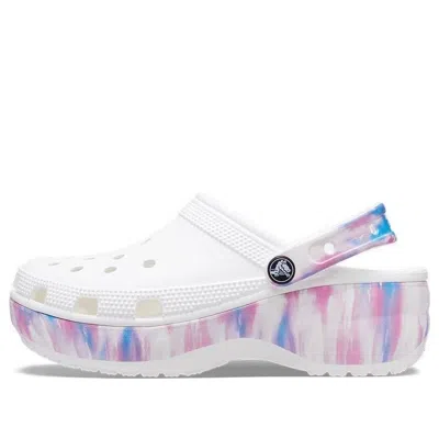 CROCS (WMNS) Crocs Classic Platform Dream Clog 'White Purple'