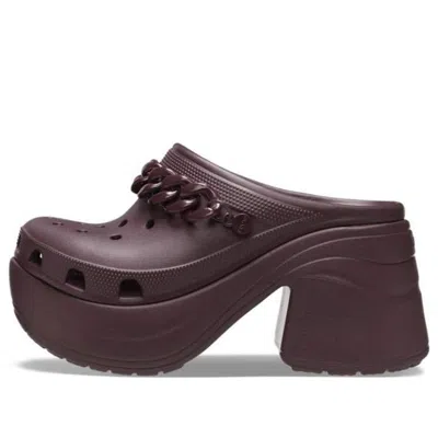 CROCS (WMNS) Crocs Siren Chain Clog 'Dark Cherry'