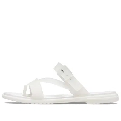 CROCS (WMNS) Crocs Tulum Slides 'Translucent White'