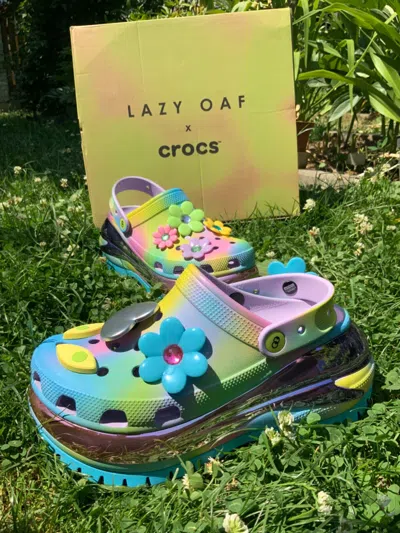 CROCS X LAZY OAF LAZY OAF X CROCS MEGA CRUSH LIMITED COLLABORATION UNISEX CLOG 38-39 EUR
