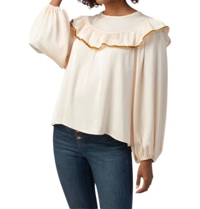 CROSBY BY MOLLIE BURCH FRANCINE TOP IN IVORY