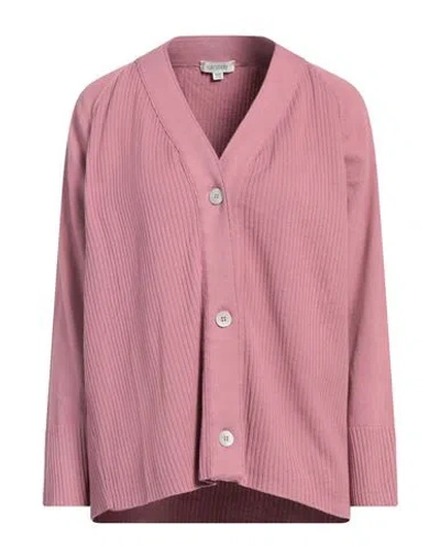 CROSSLEY CROSSLEY WOMAN CARDIGAN ANTIQUE ROSE SIZE S COTTON