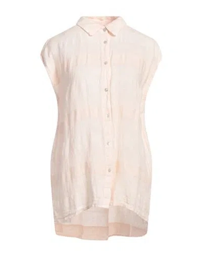 CROSSLEY CROSSLEY WOMAN SHIRT LIGHT PINK SIZE S LINEN
