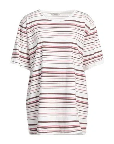 CROSSLEY CROSSLEY WOMAN T-SHIRT WHITE SIZE XL COTTON