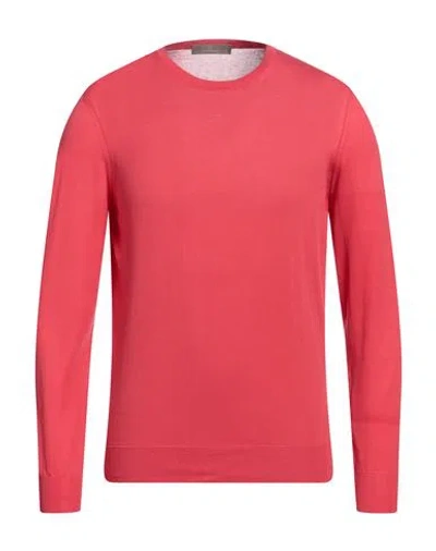 CRUCIANI CRUCIANI MAN SWEATER RED SIZE 42 COTTON