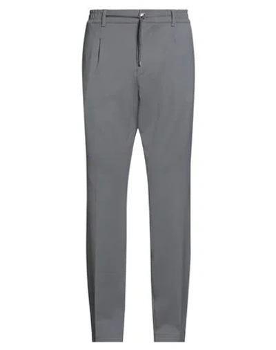 CRUNA CRUNA MAN PANTS GREY SIZE 36 POLYESTER, VIRGIN WOOL, ELASTANE